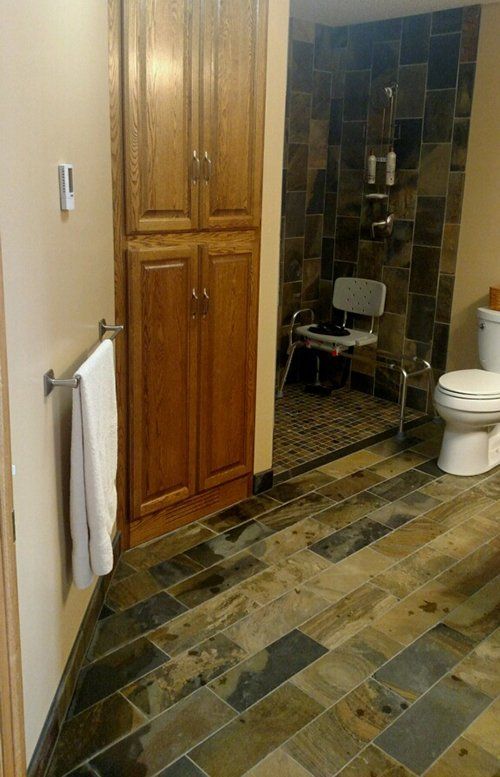 Handicap Chair in Shower — Minneapolis, MN — Independent Living Solutions
