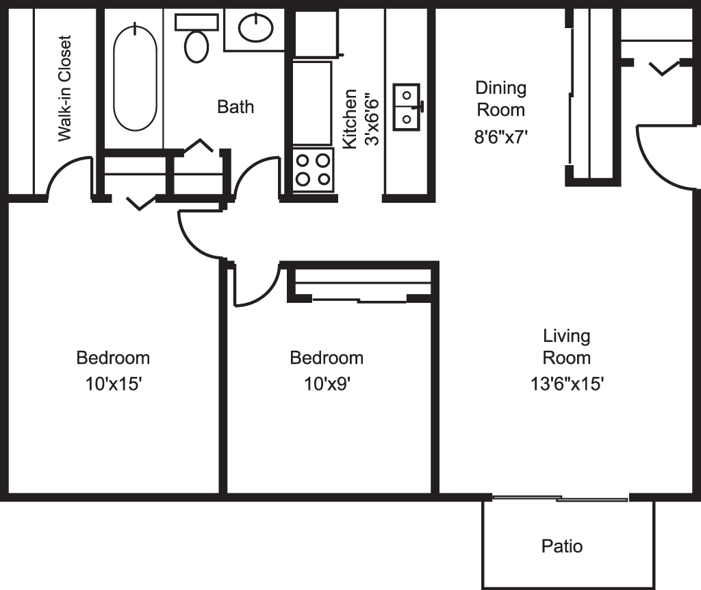 Floor Plans | Village East Apartment Homes