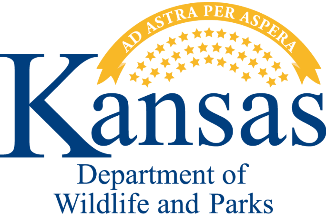 Logo for the Kansas Department of Wildlife and Parks with the state motto