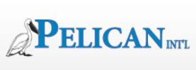 The pelican intl logo has a pelican on it.