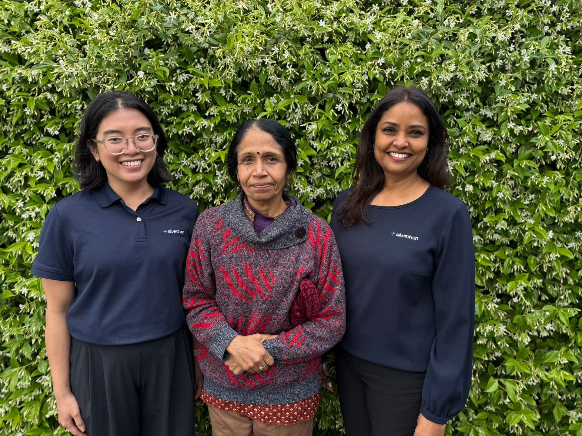 Dr Gp, Dr Gowri and Silverchain staff