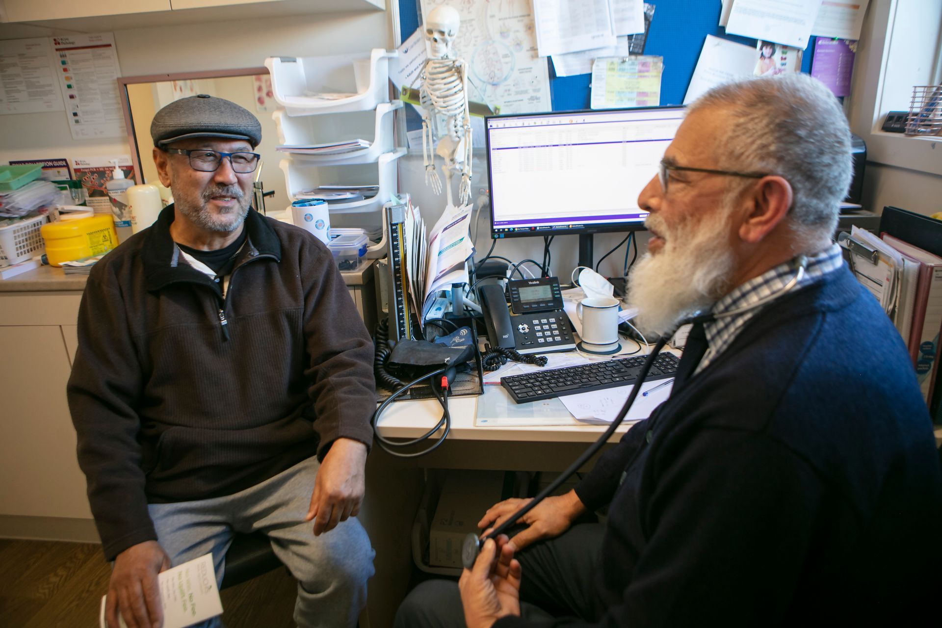 GP and patient in the consulting room