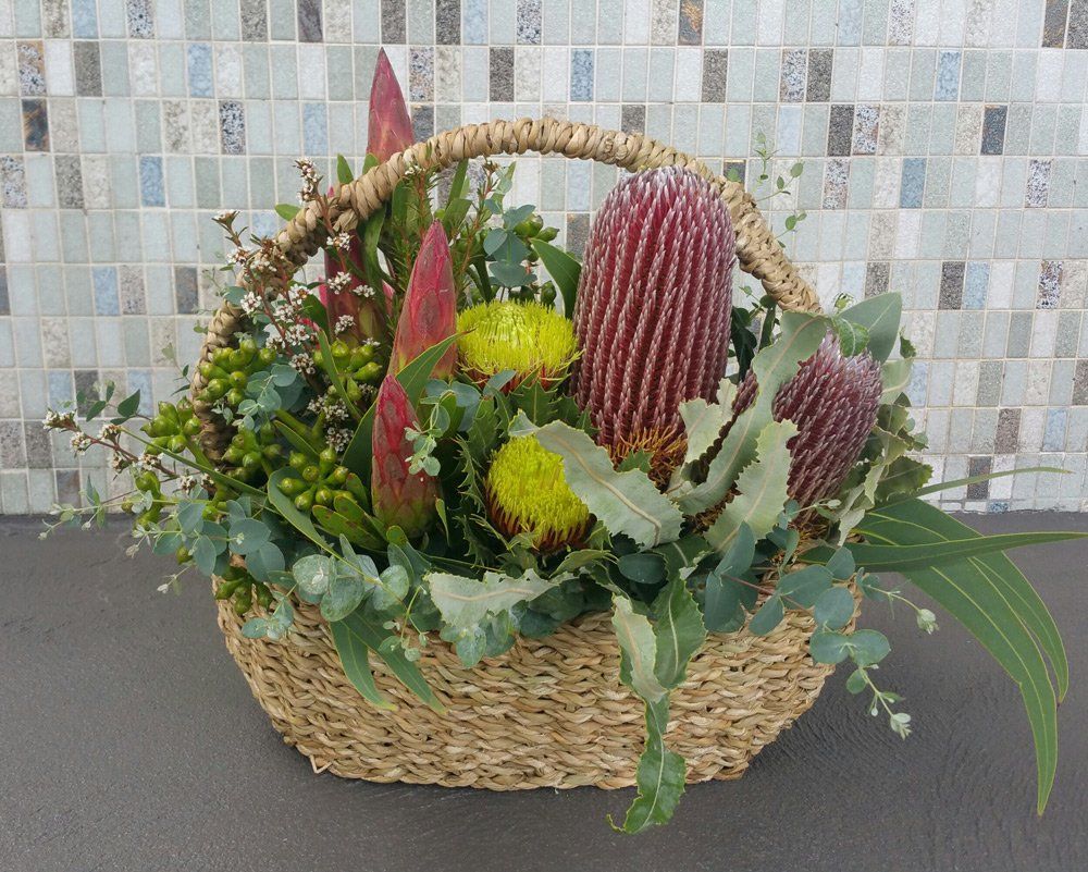 flower in basket