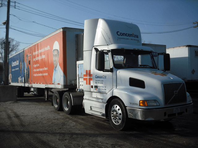 Transport Truck and Trailer