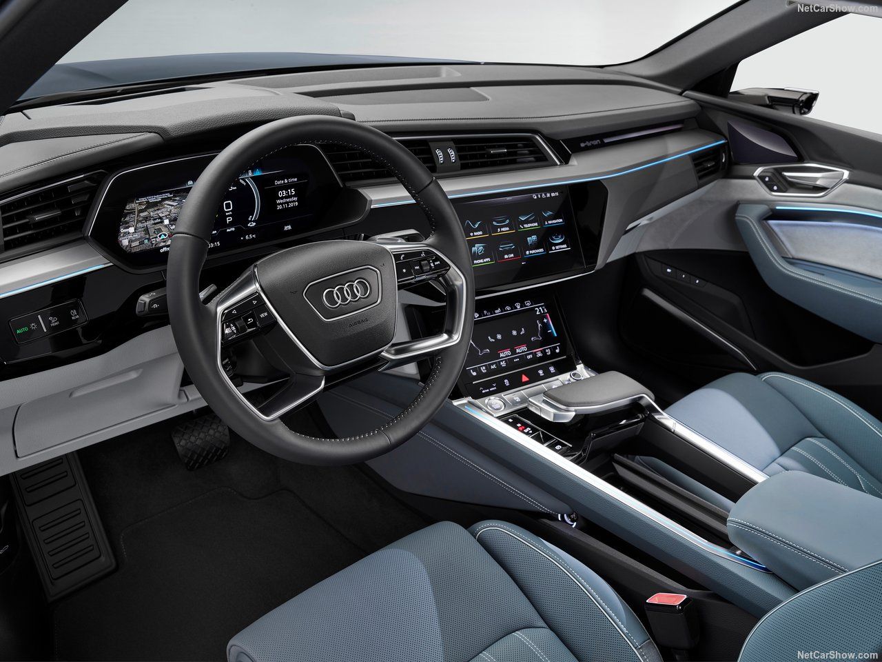 Audi e-tron Sportback lease stuurwiel