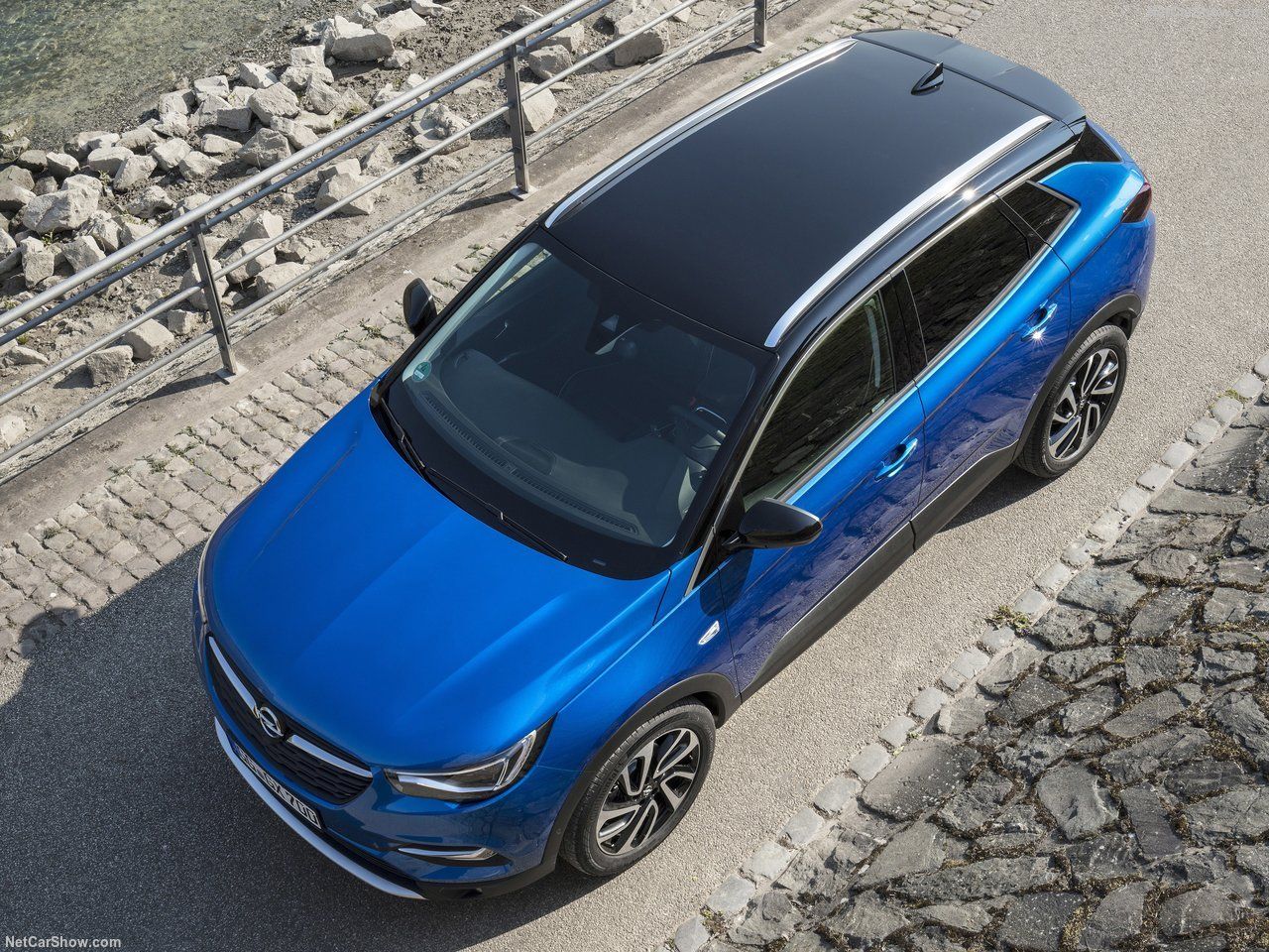 Opel Grandland X bovenaanzicht