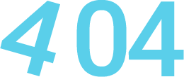 The number 404 is written in blue on a white background.