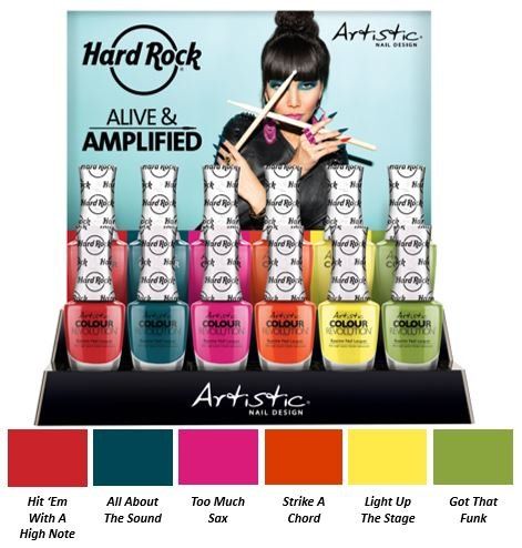 Hard Rock and Red Carpet Manicure nail polish licensed product image