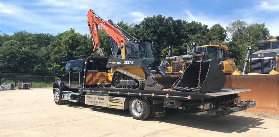 Commercial Vehicle Truck with a Crane — Raymore, MO — J's Southland Tow Service