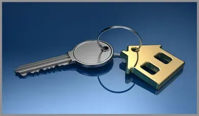 House key on table for lockout services