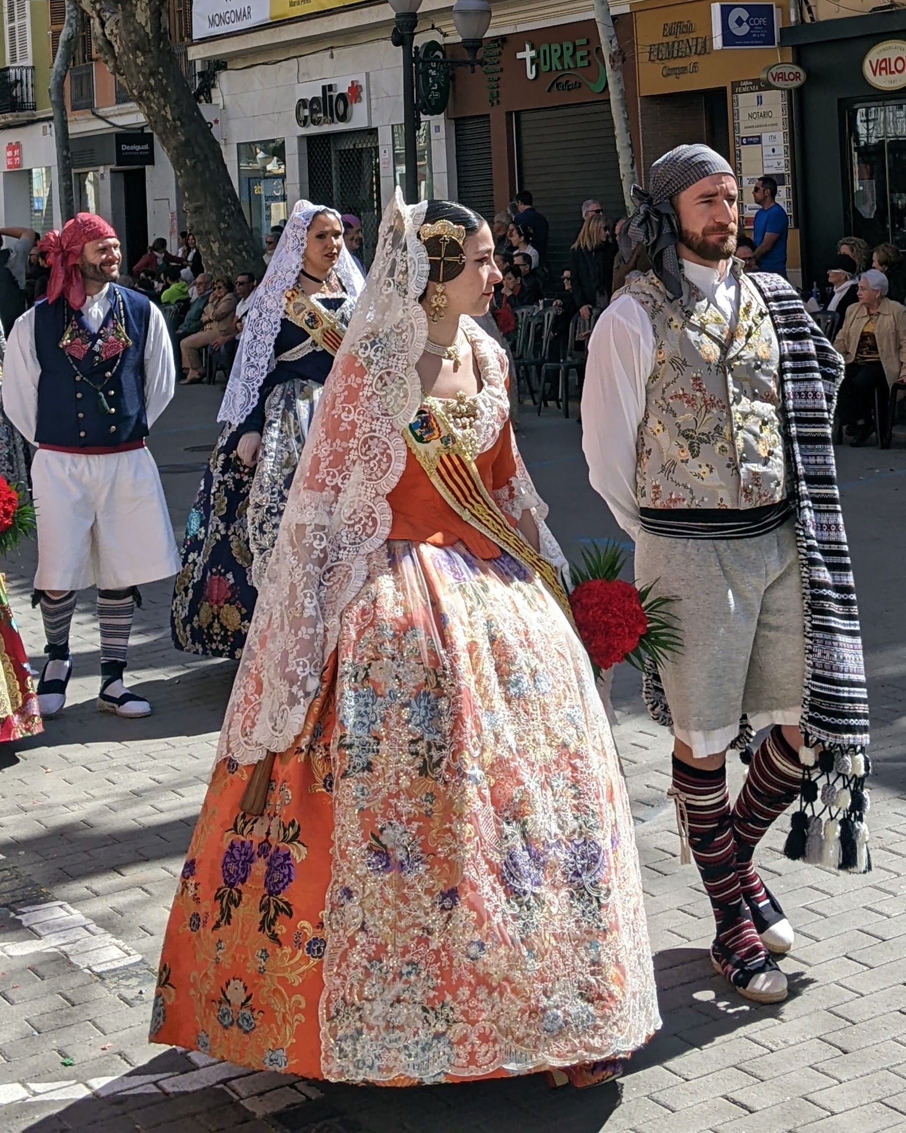 Bloemen offerande Denia
