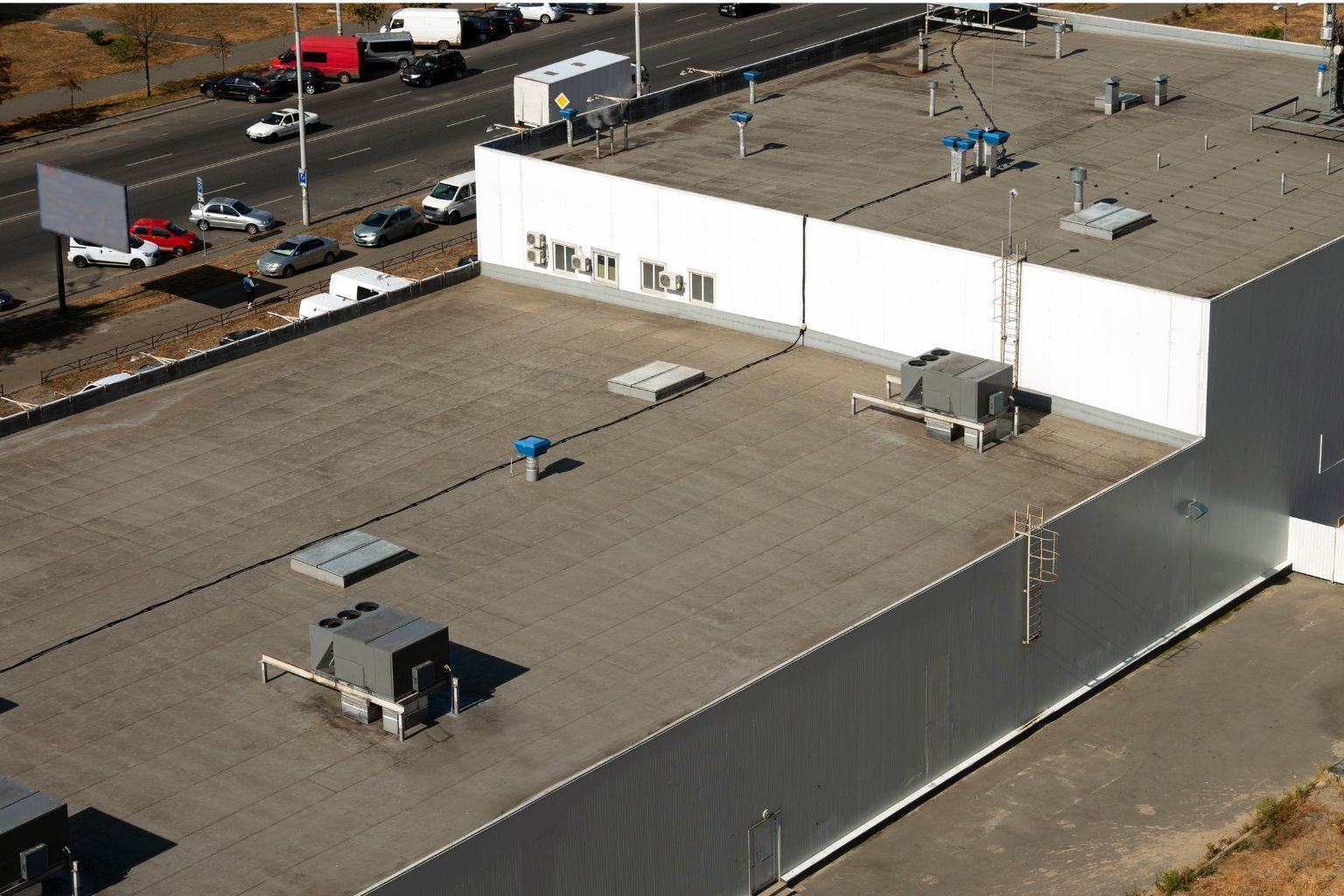 A picture of a building in Hudson, WI that American Eagle Roofing did a Commercial Roof Inspection 