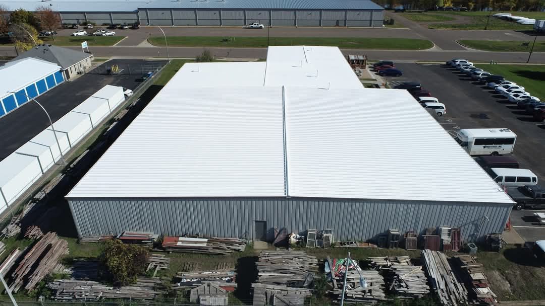 newly installed metal roof in Minneapolis, Minnesota