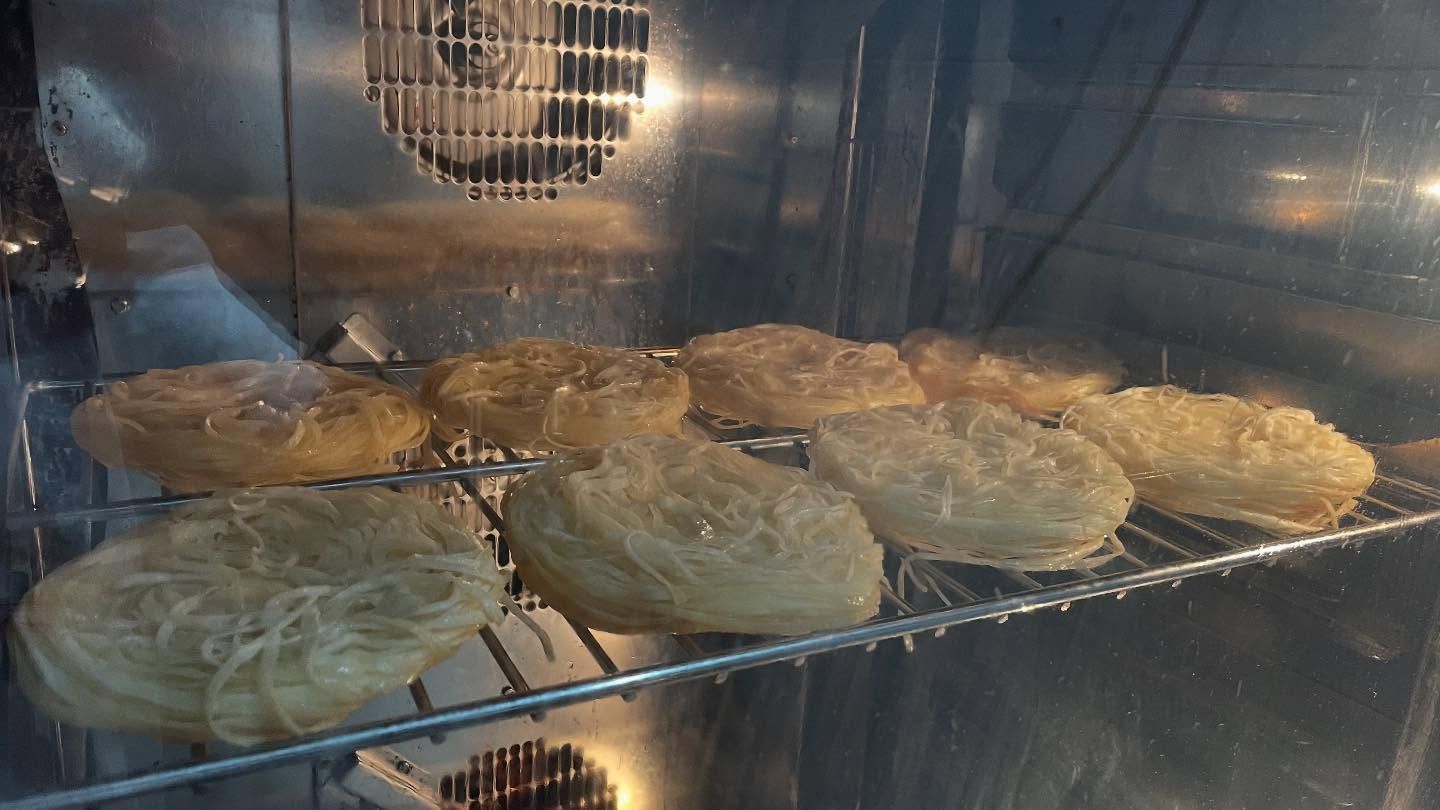 Roujiamo che cuoce in forno