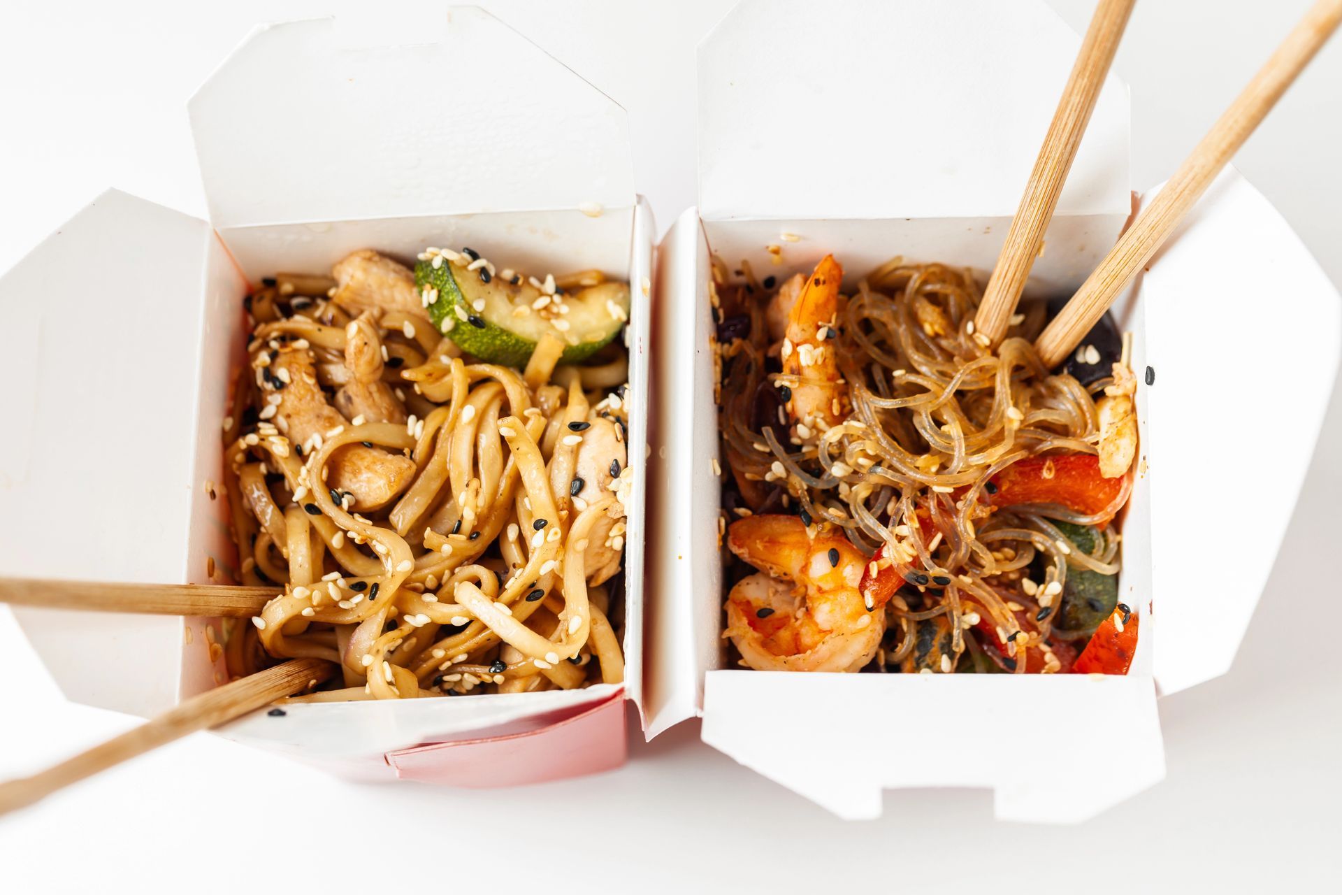 Cibo cinese d'asporto