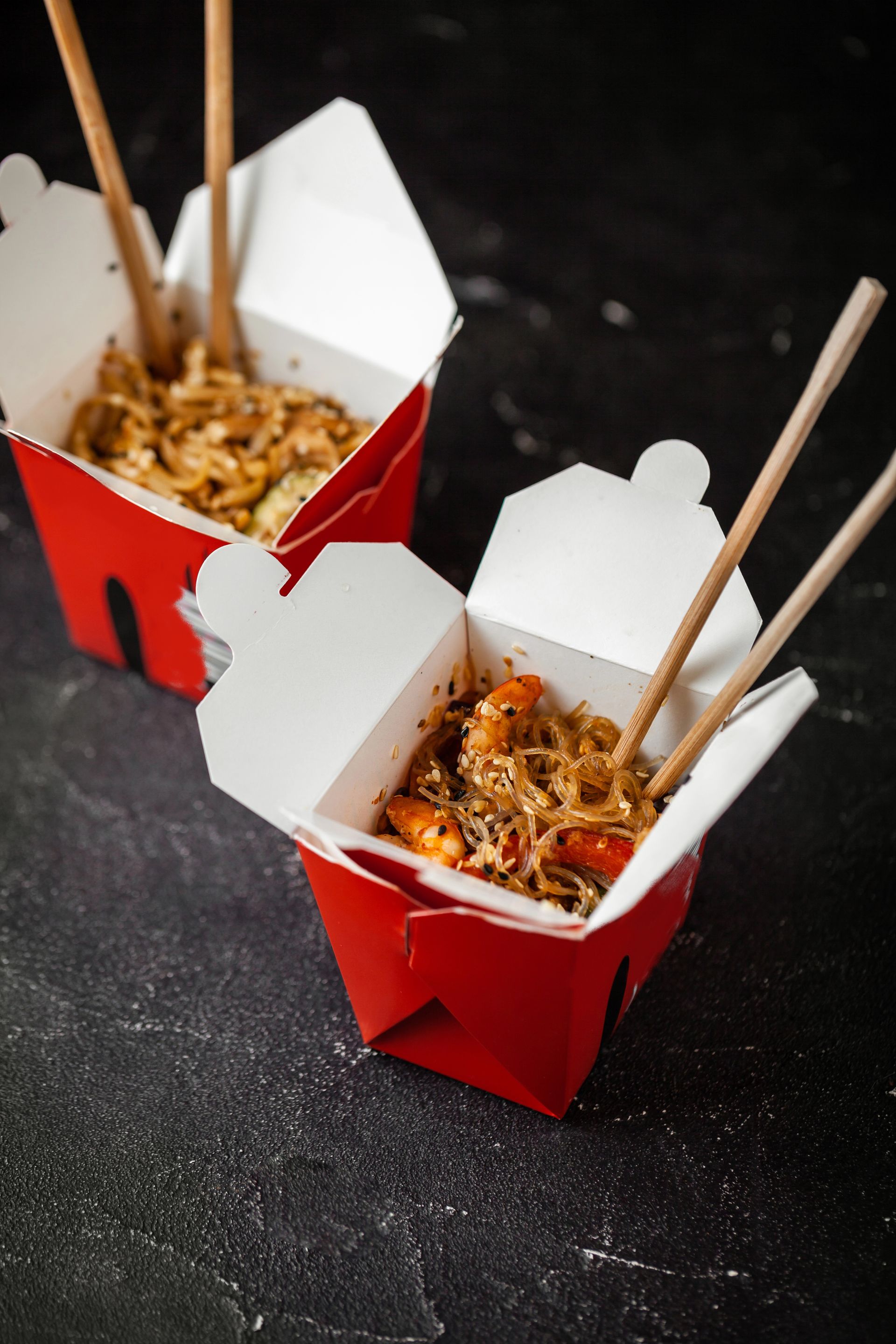 Cibo cinese d'asporto