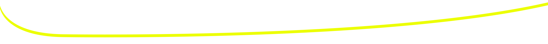 Yellow blurred curved line on a white background.