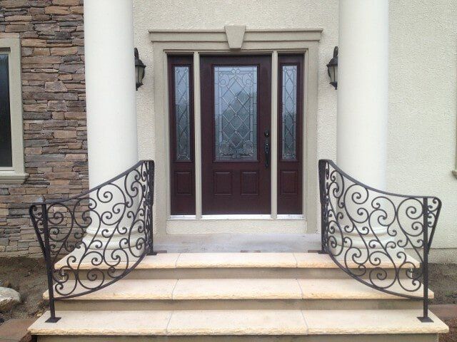 Anvil Iron Works — Railing to Front Door in Sicklerville, NJ