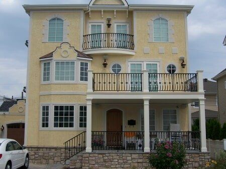 Anvil Iron Works — Balcony Railing Yellow Home in Sicklerville, NJ