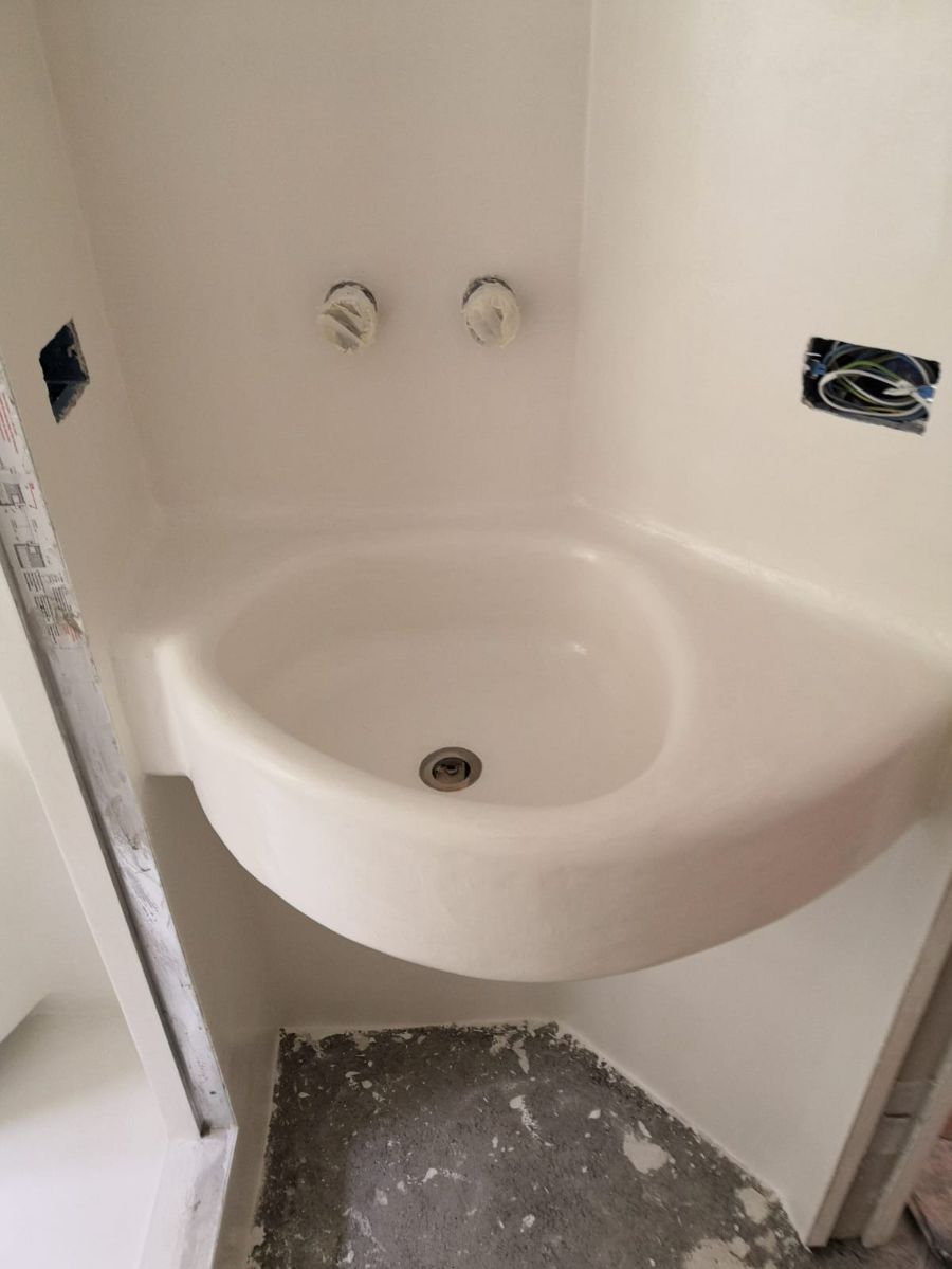 lavabo su misura, doccia personalizzata, milano, bagno personalizzato, spa in casa