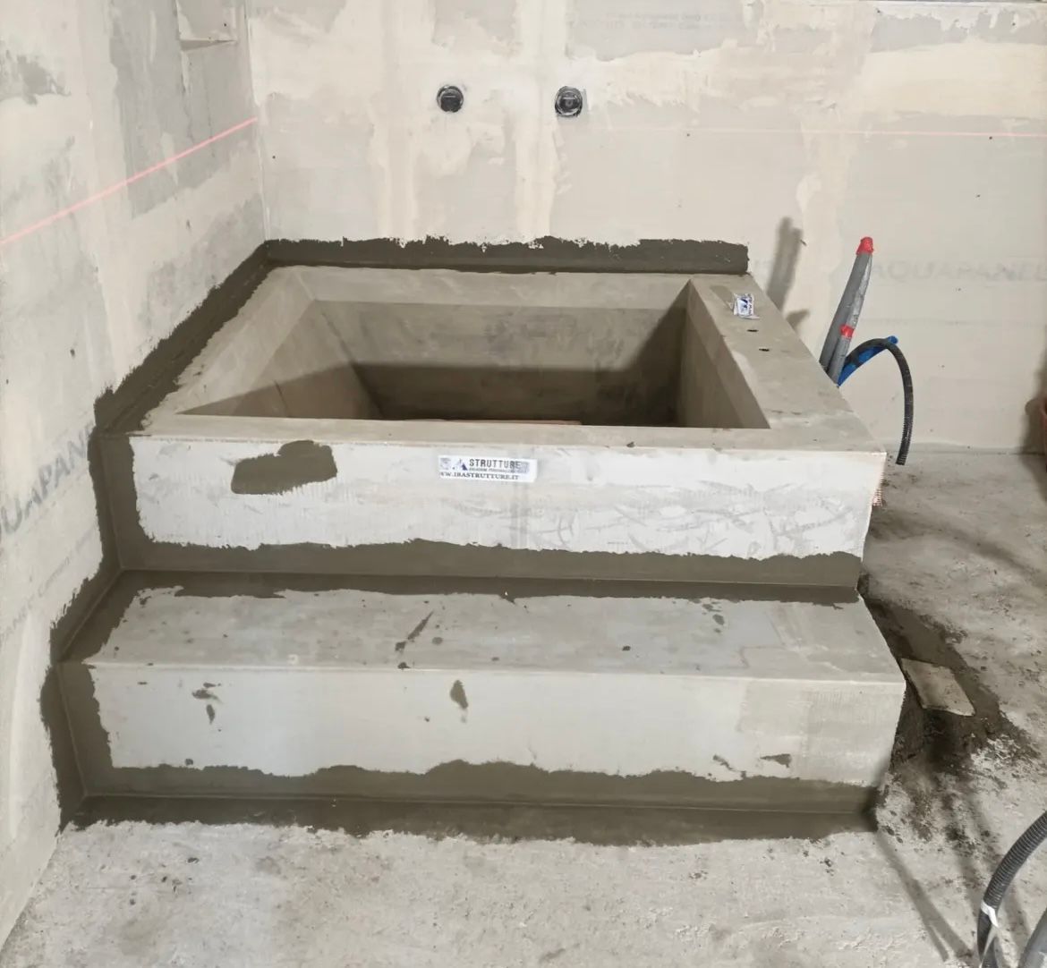 vasca su misura, xps