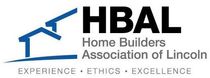 HBAL logo: Blue house design, 