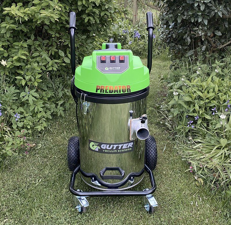 Gutter vacuum system