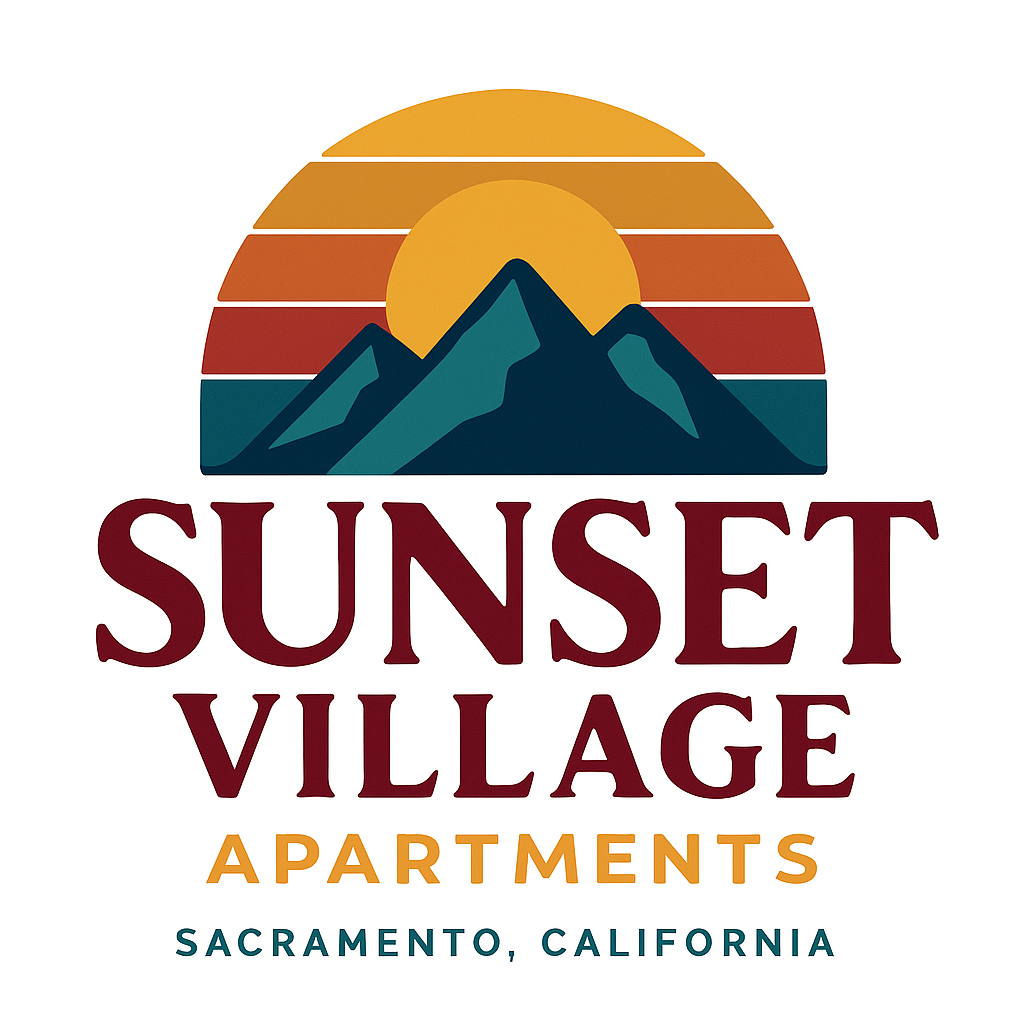 Sunset Village Apartments Logo - Click to return to home page