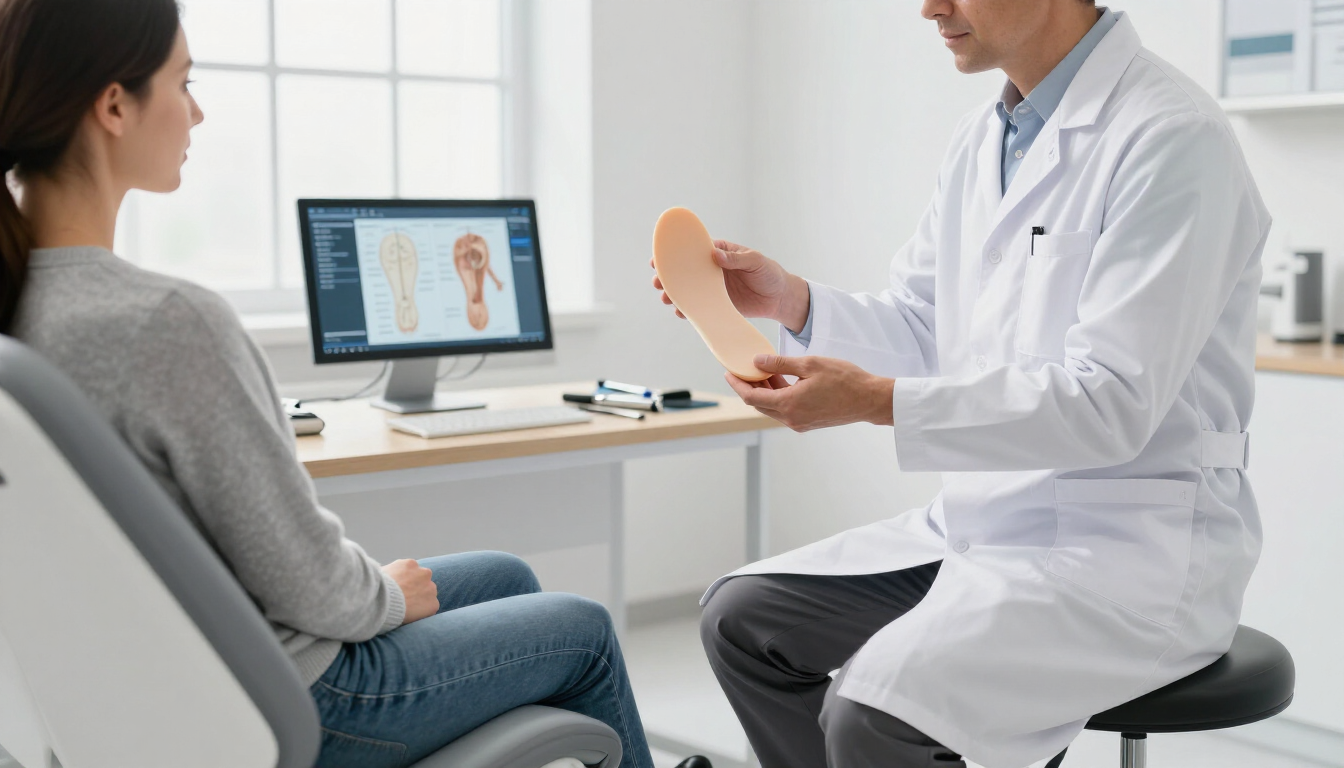 High-quality custom orthotic shoe inserts for foot support