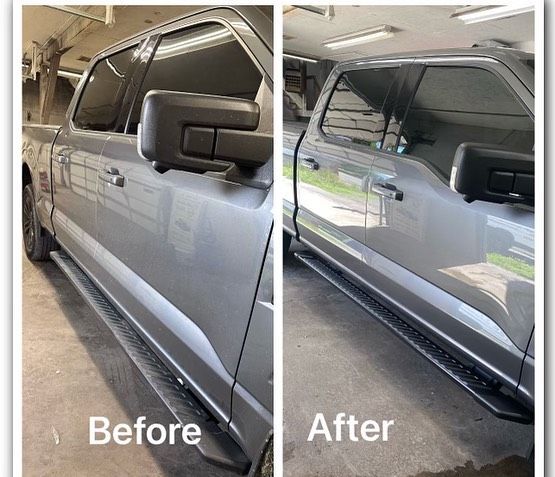 A before and after photo cleaned by thats clean