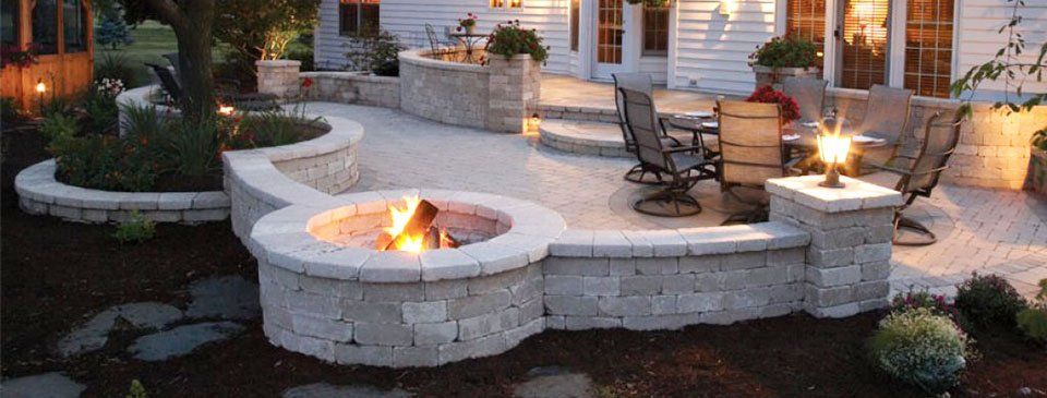 Fire Pit - Bloomington IL - Chizmar Landscaping