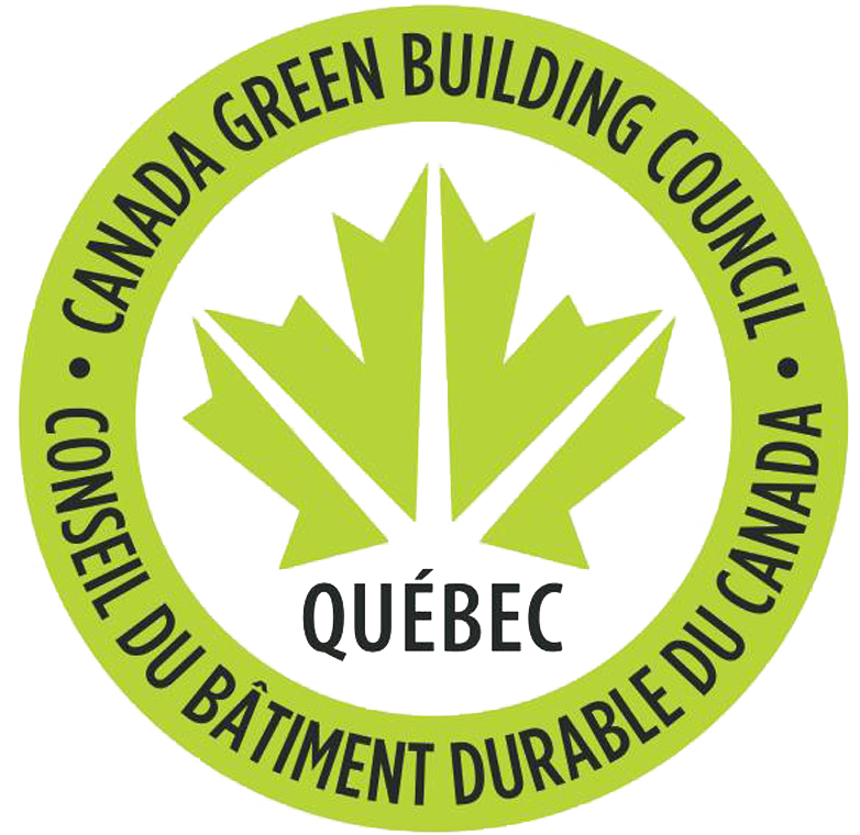 Le logo du conseil du bâtiment durable du canada