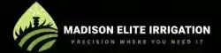 Madison Elite Irrigation logo with a green water droplet and text