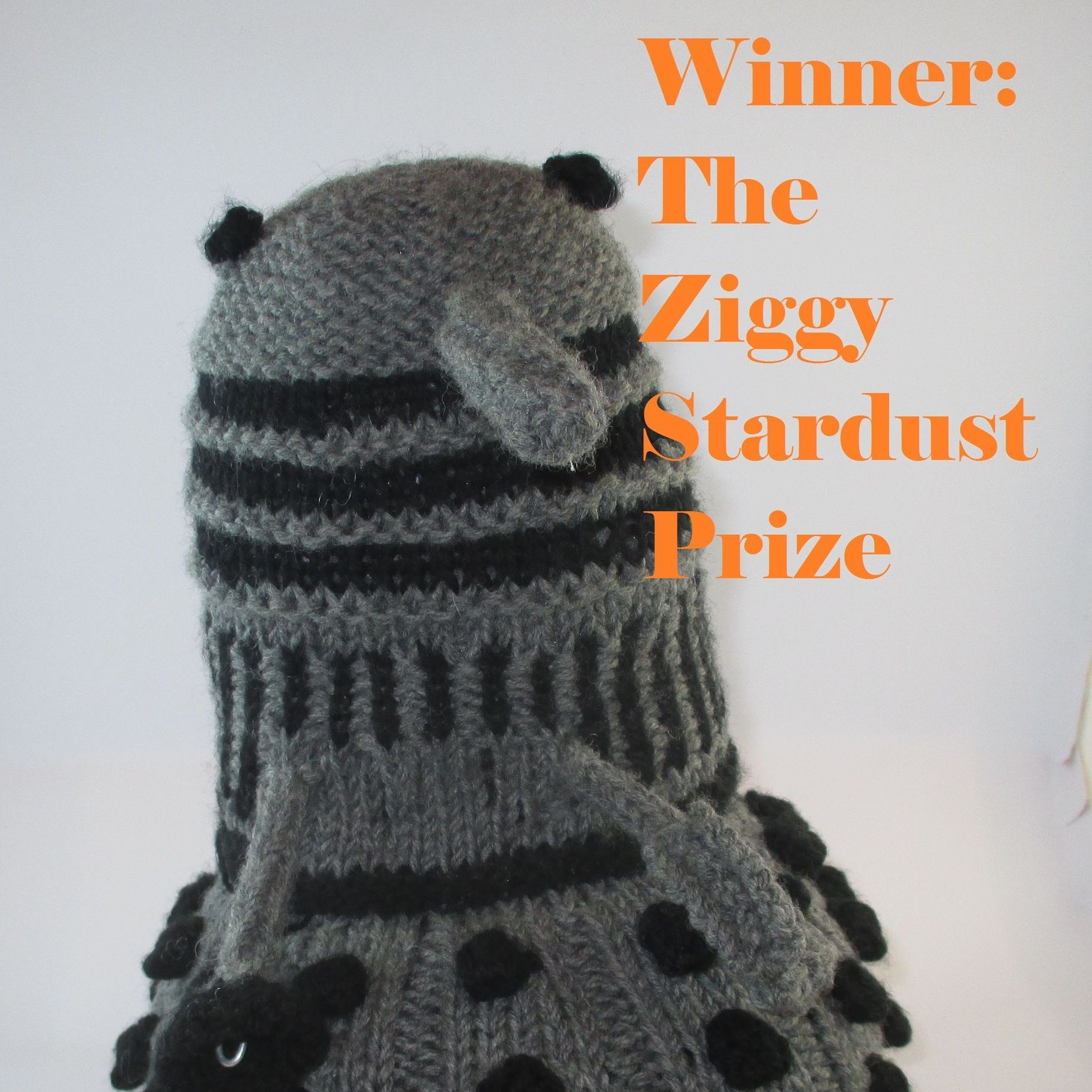 A winner of the ziggy stardust prize is shown