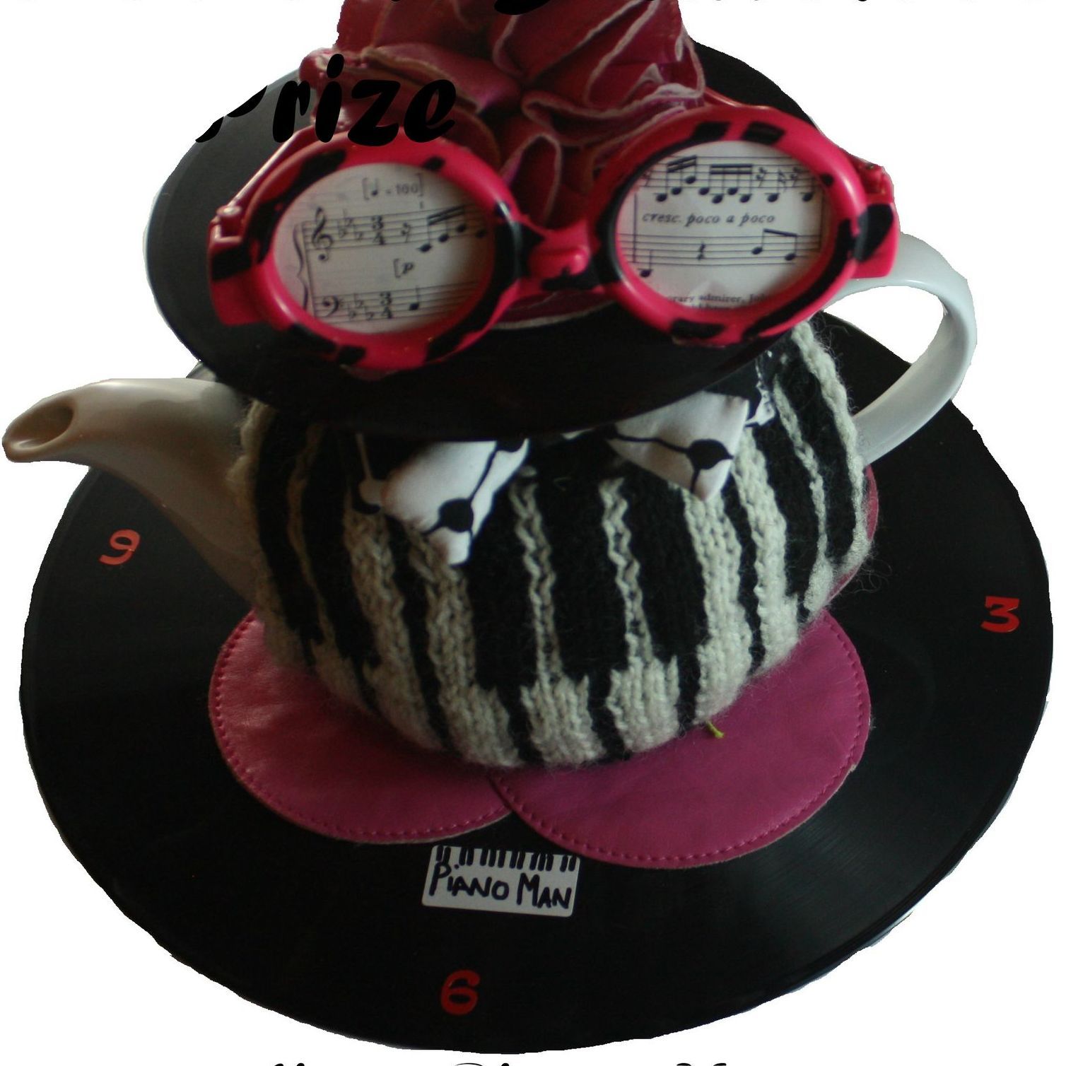 A clock that says piano man on it