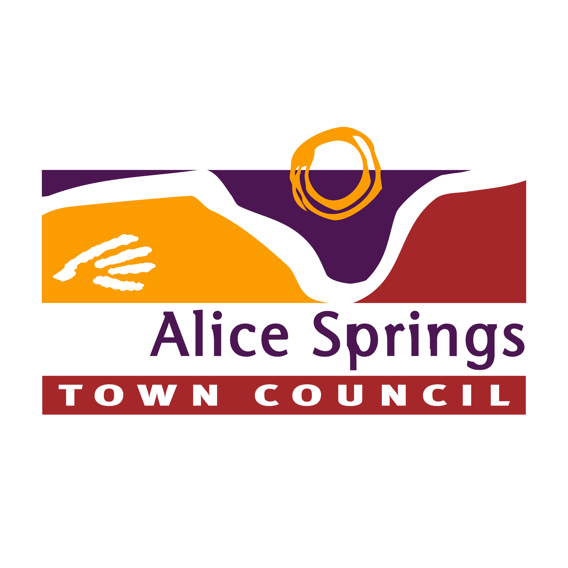 The logo for the alice springs town council