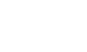 White outlined logo featuring an