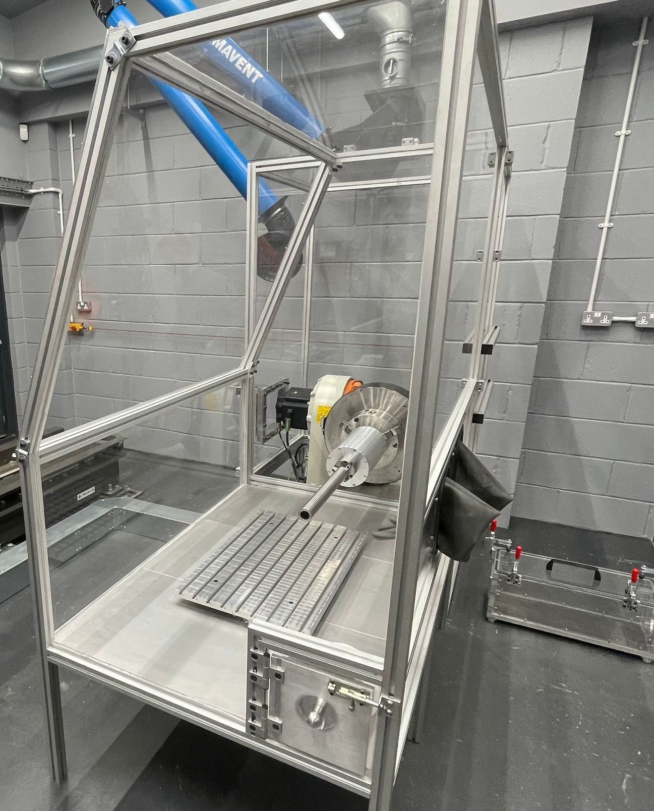 Laser Hardening Inert Gas Enclosure