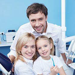 Local Dentist — Family Smiling in Plainville, MA