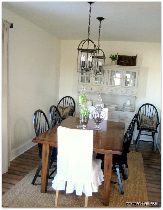 Whitewash Furniture And Dining Room Reveal, Whitewash Dining Room Table Sets
