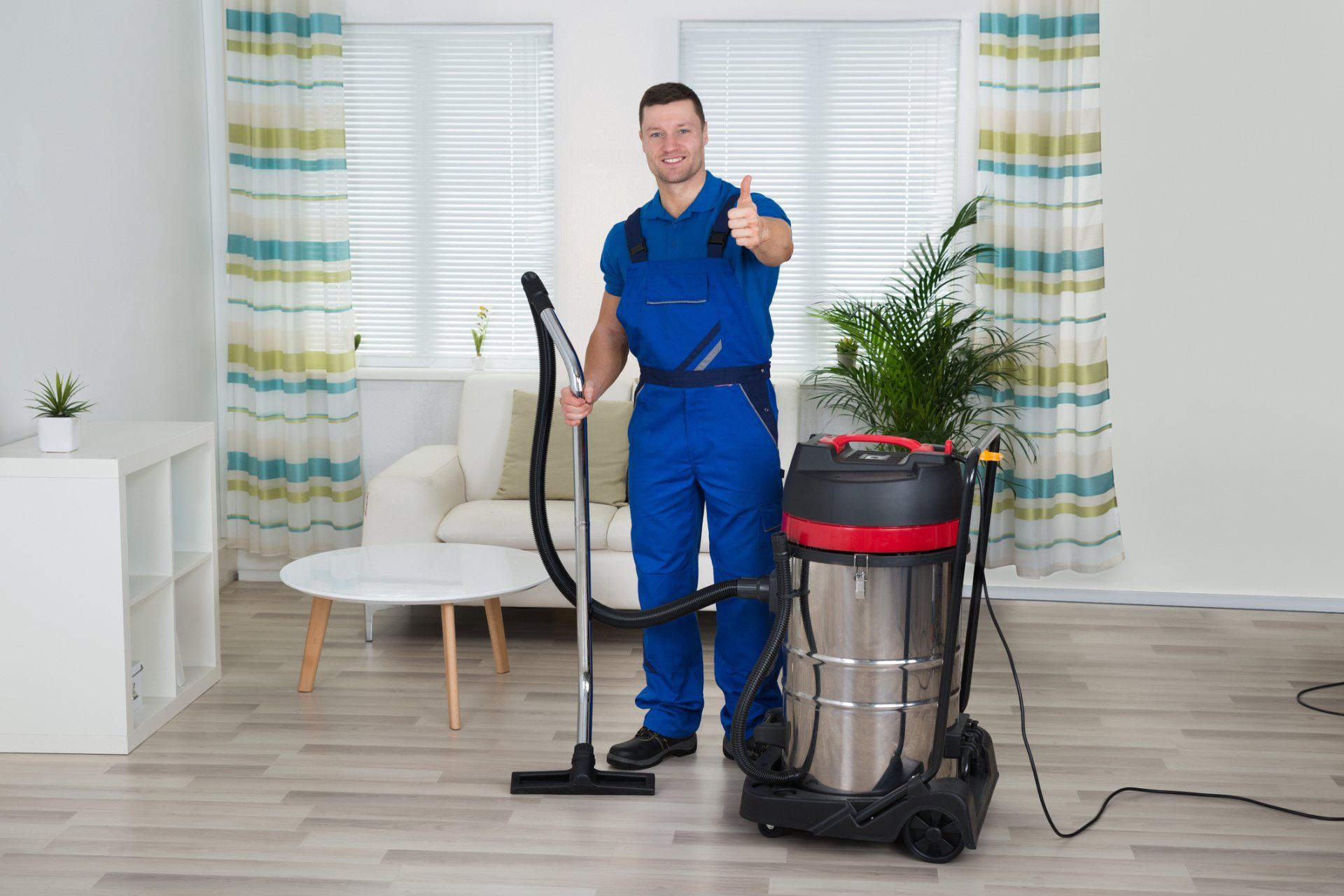 Janitor Thumbs Up - Northport, AL - Beacon Cleaning Services