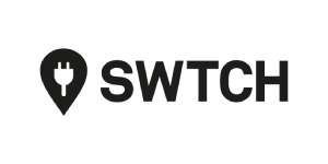 A black and white logo for a company called switch.