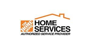 The home services logo is an authorized service provider.