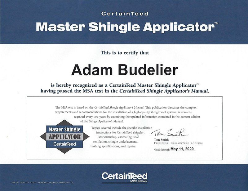 master single applicator certificate