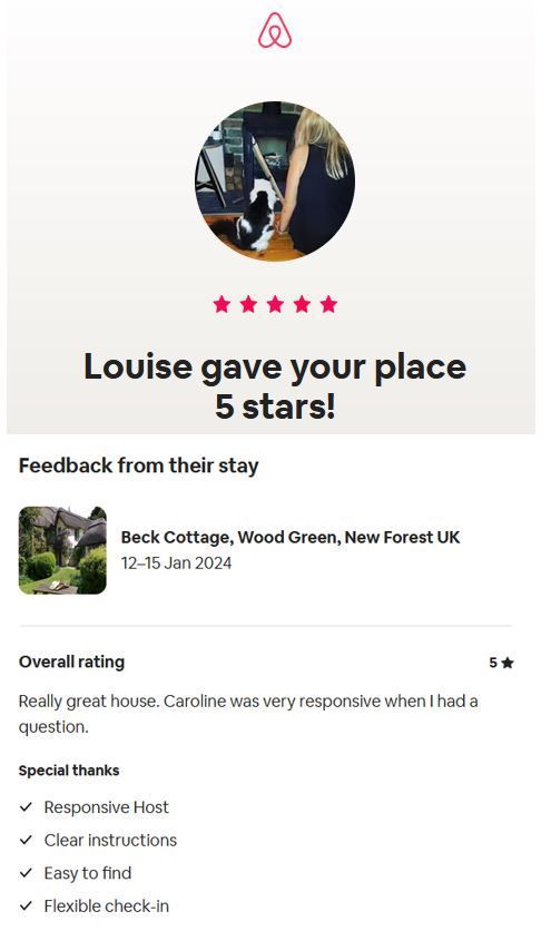 Really great house. Give-star review of Beck Cottage.