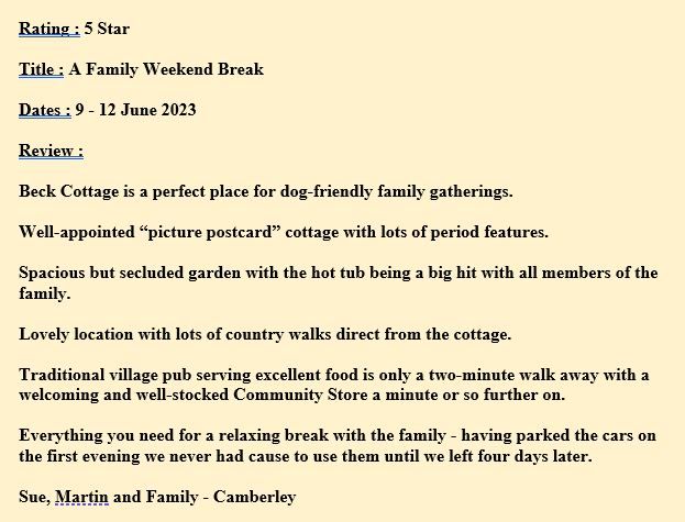 dog-friendly family gatherings five-star review