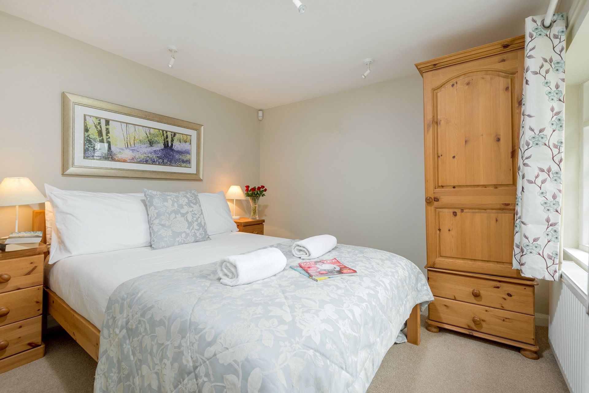 Ground Floor double bedroom in staycation Hampshire holiday let