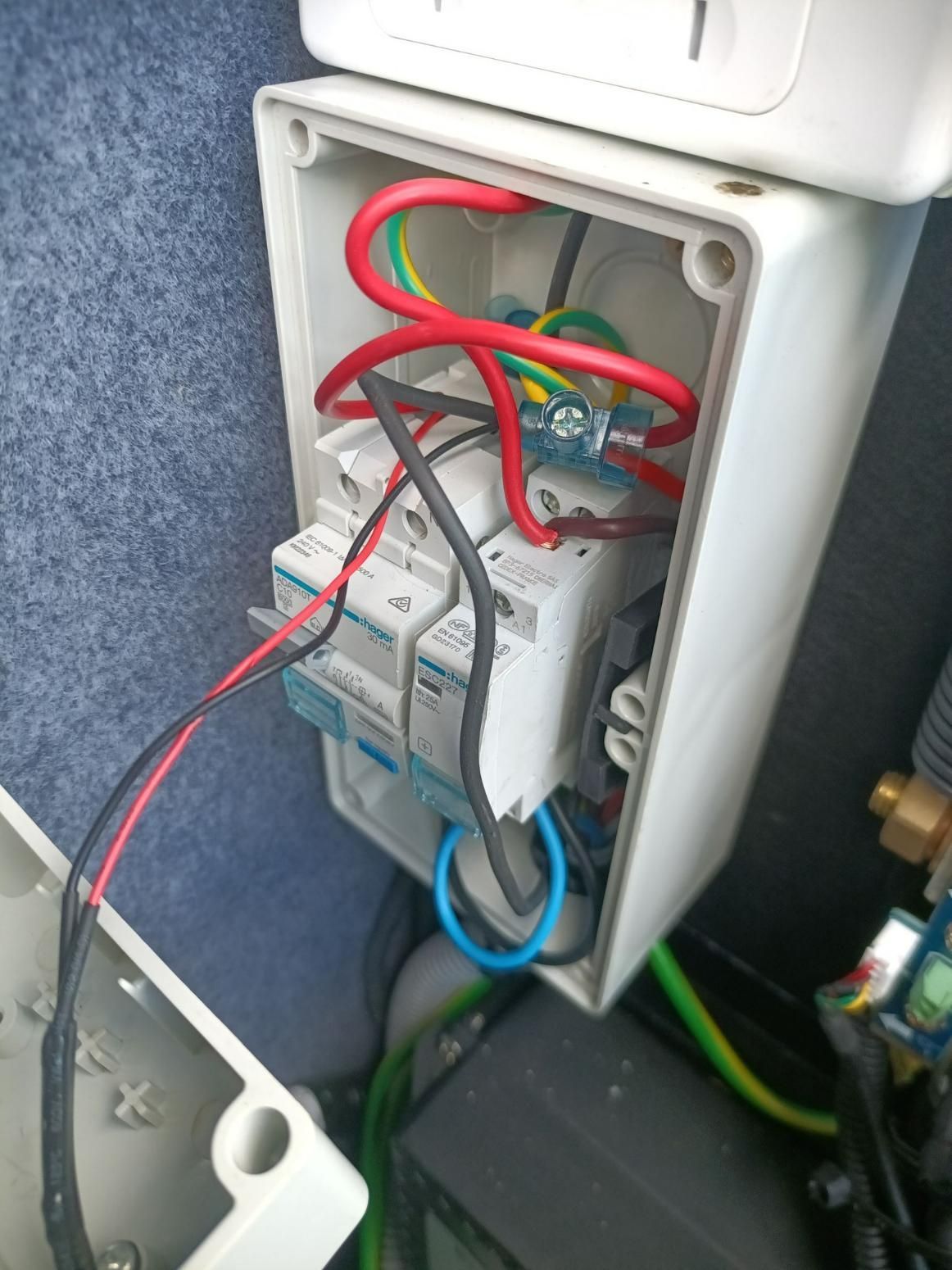 A White Box With a Bunch of Wires — Instant Spark Electrical in Cannonvale, QLD