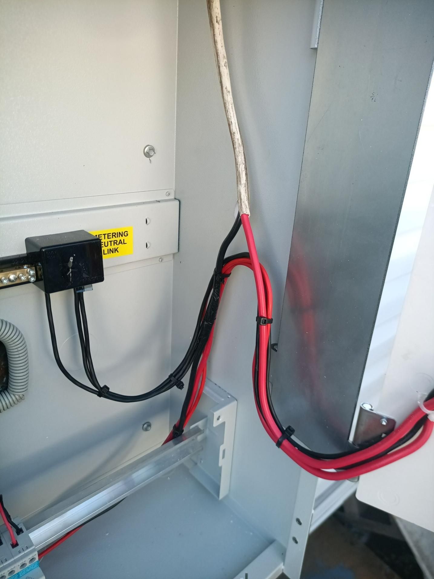 A Box With Electrical Wires — Instant Spark Electrical in Airlie Beach, QLD