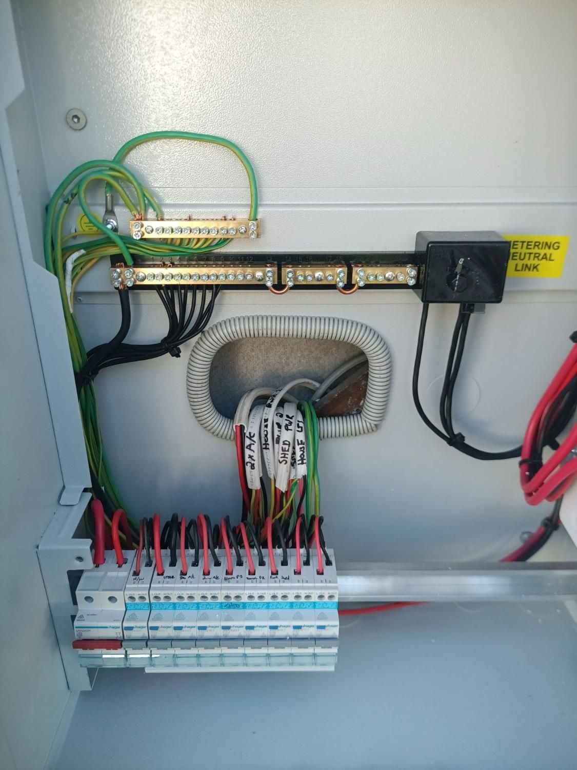 A Close Up of a Electrical Box With a Lot of Wires — Instant Spark Electrical in Proserpine, QLD
